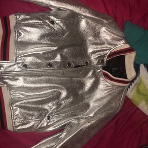 Stylish silver jacket